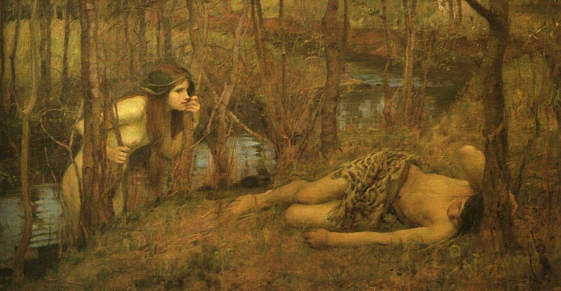 John William Waterhouse A Naiad